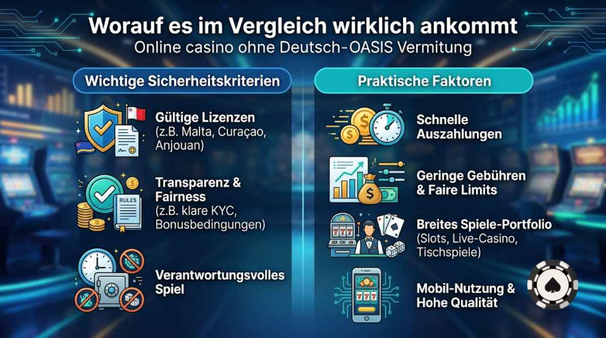 worauf es im casino ohne oasis vergleich ankommt